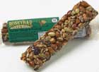 HoneyBar  dried fruit, nuts, seeds; held together with Honey