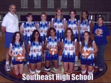 Southeast Varsity girls volleyball team 2005