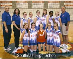 Southeast Varsity girls volleyball team 2005